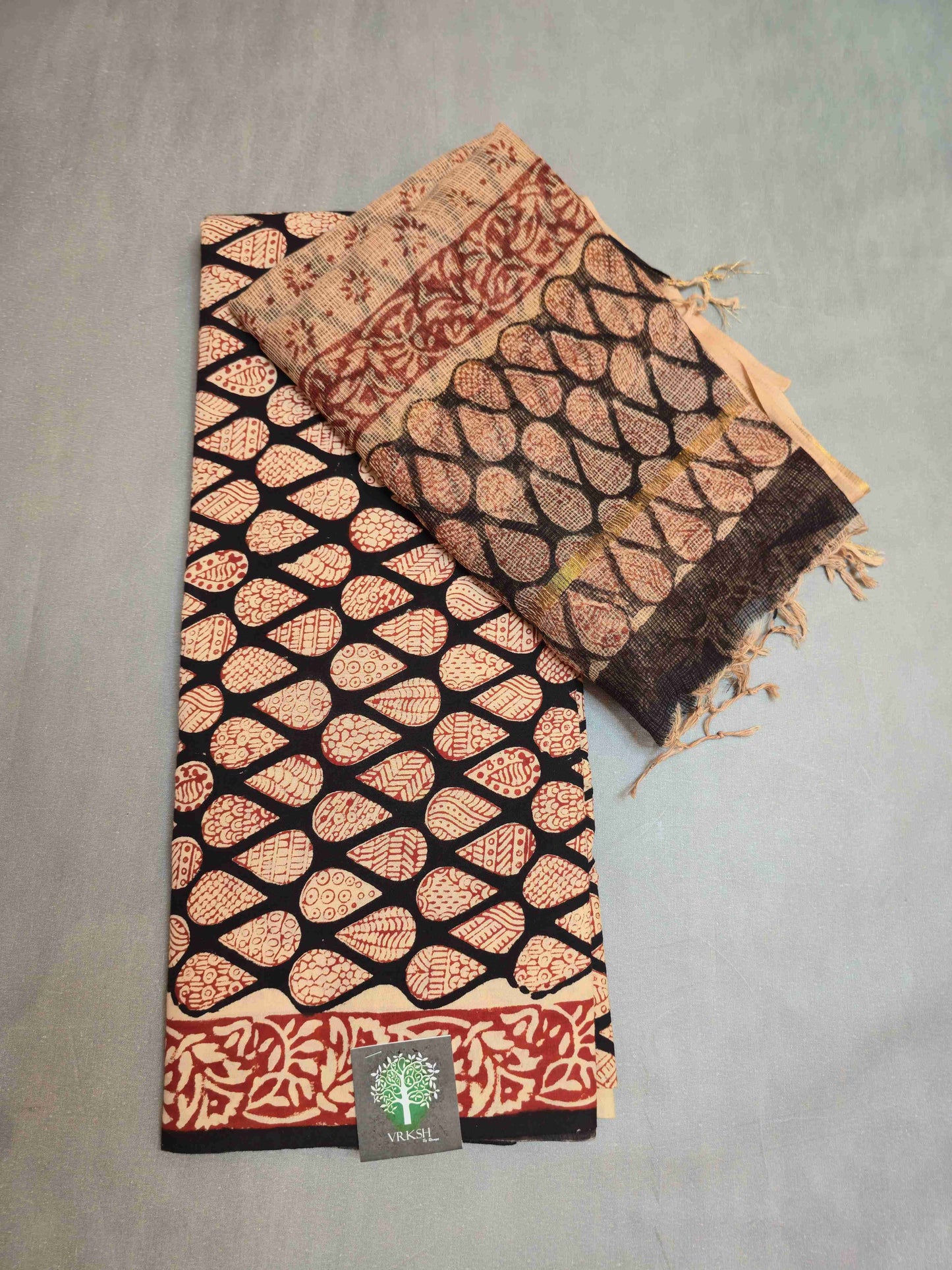 Cotton Salwar kameez with kota doria dupatta