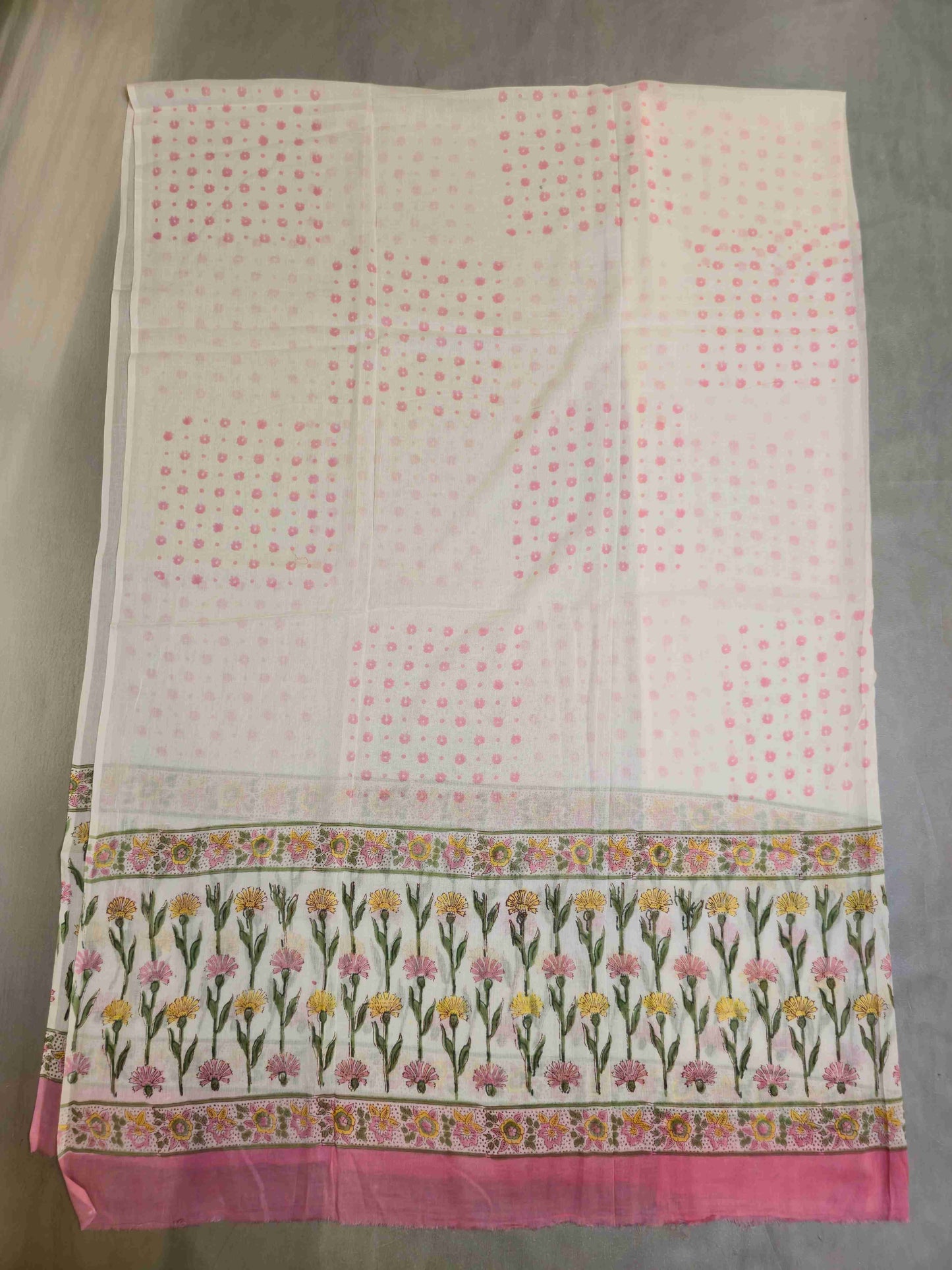 Cotton Salwar kameez with cotton dupatta