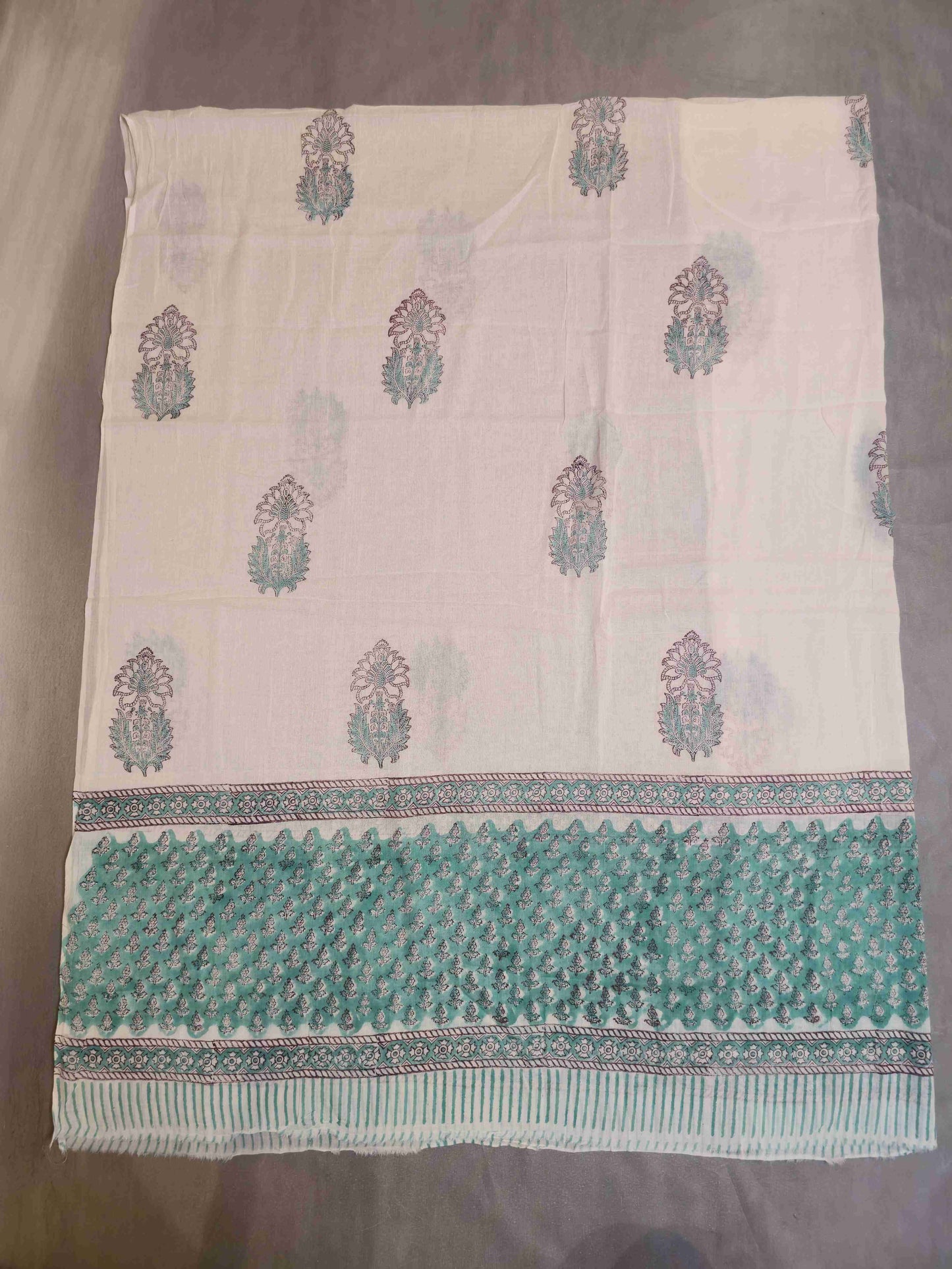 Cotton Salwar kameez with cotton dupatta