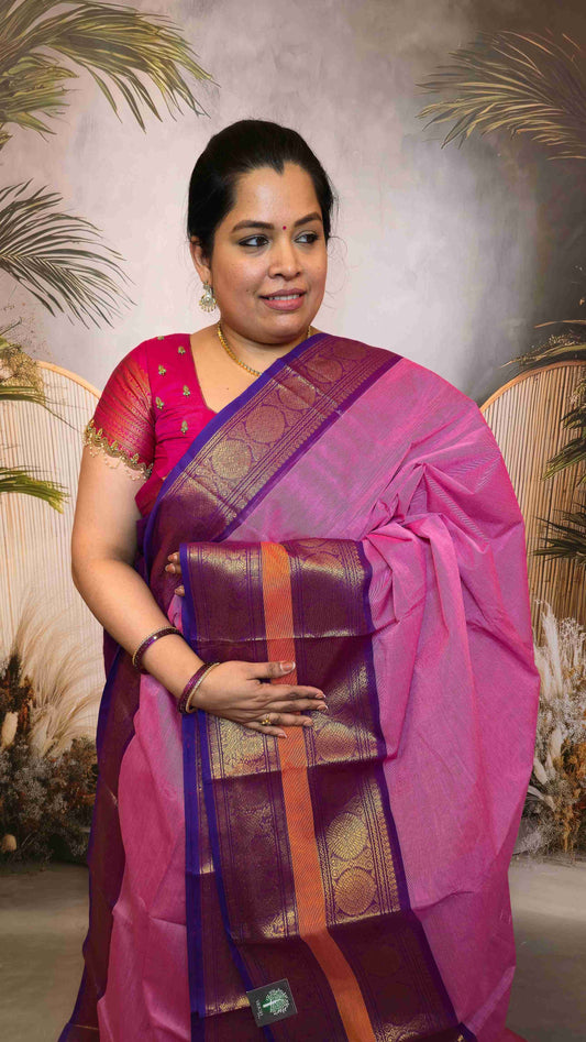 Kanchi cotton  saree