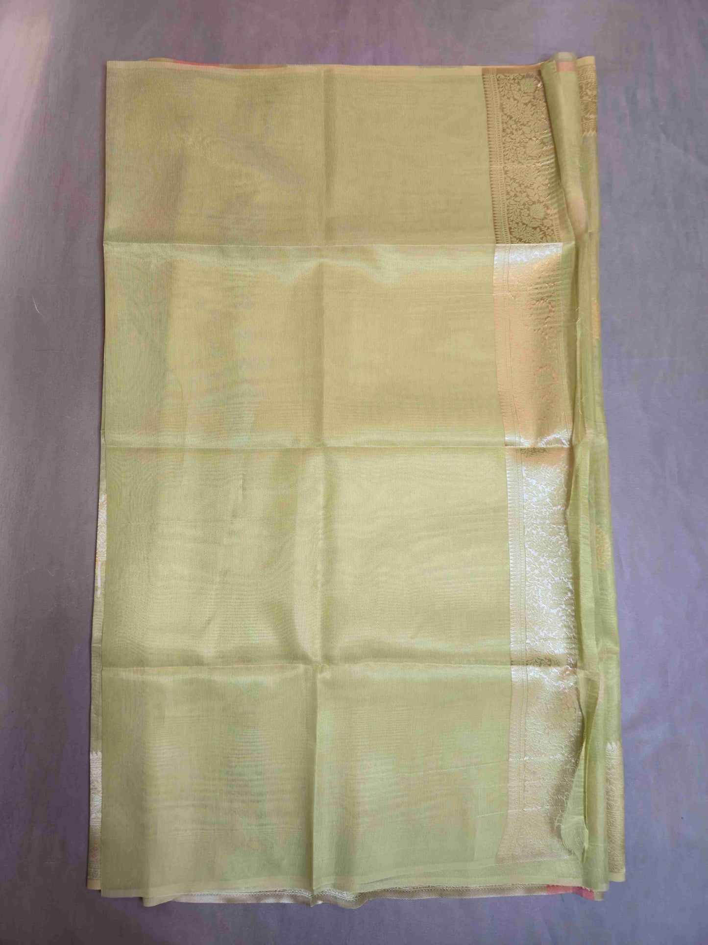 Semi Benarasi Tissue saree