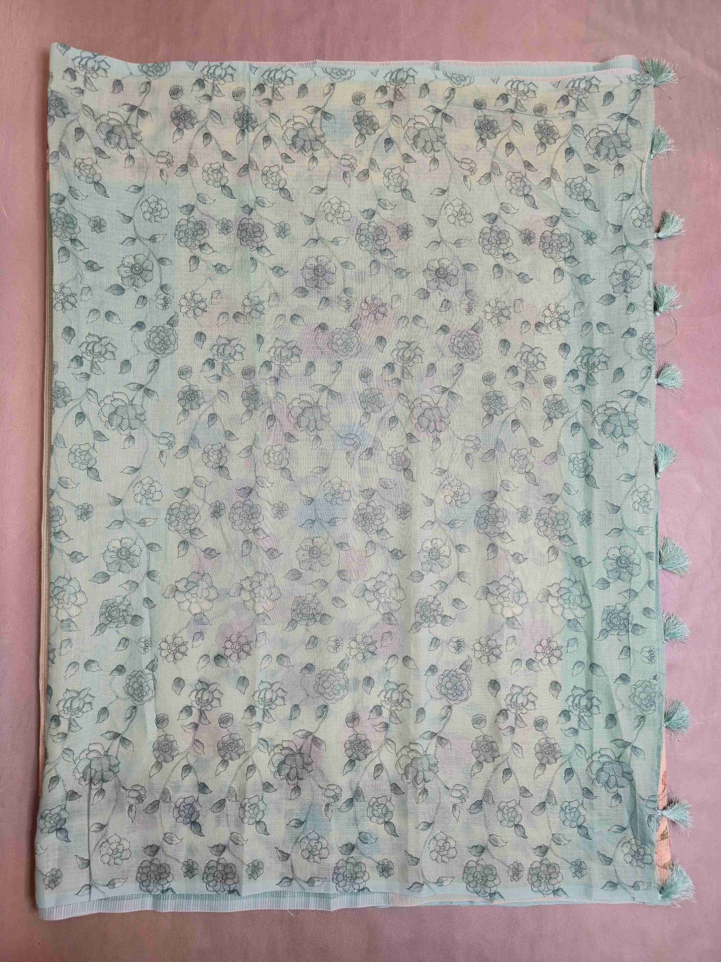 Semi kota Ombre saree