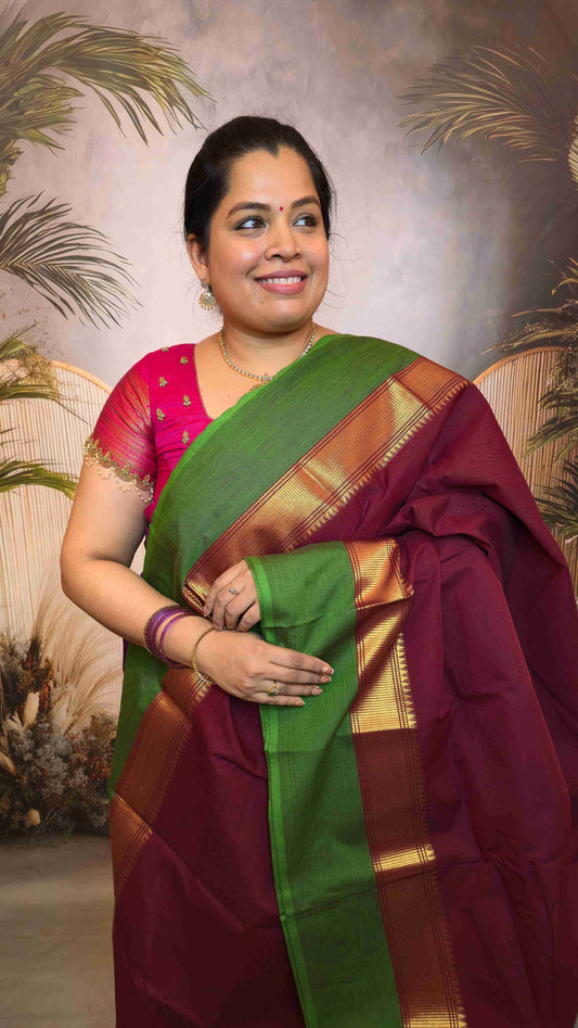 Kanchi Cotton Saree