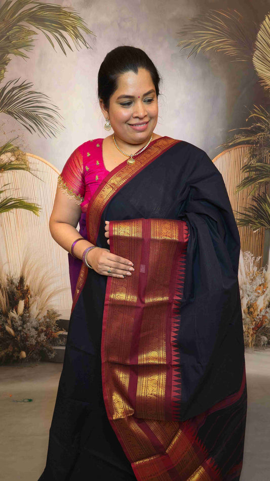 Kanchi Cotton Saree