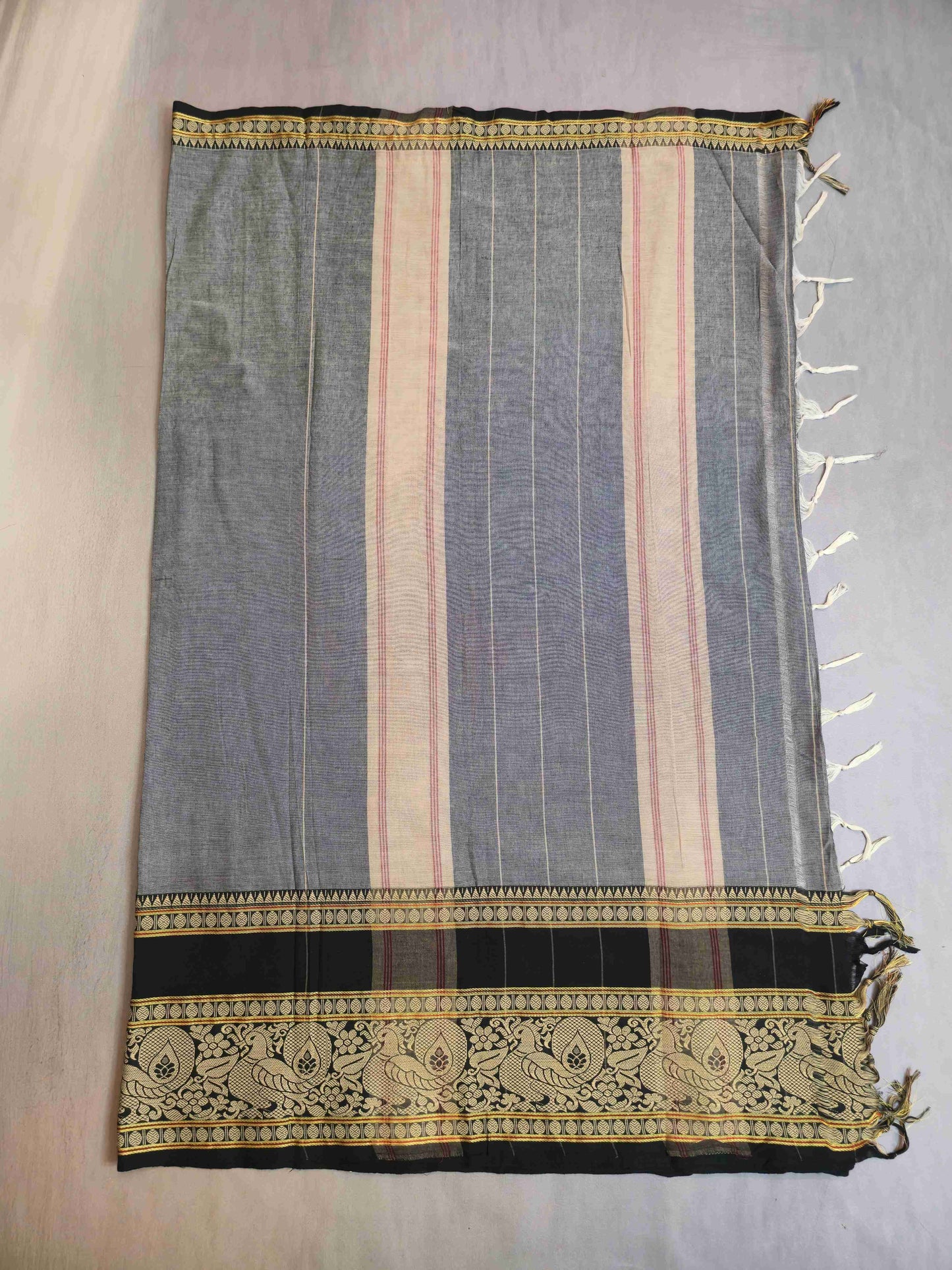 Narayanpet Cotton Saree with Annam big borders