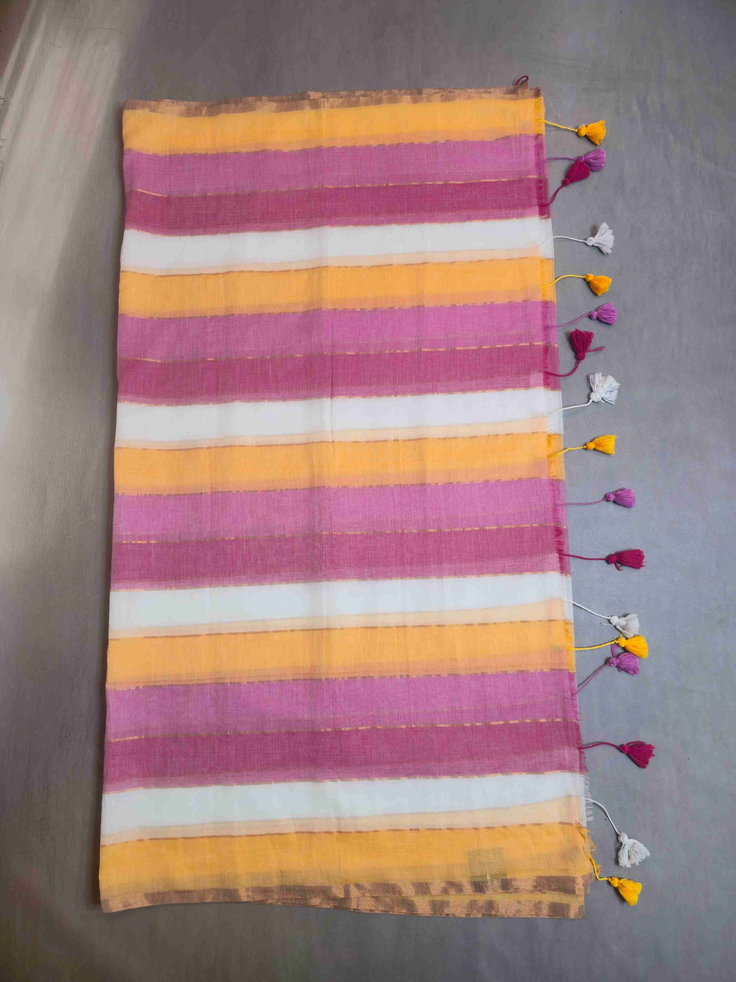 Mul cotton saree