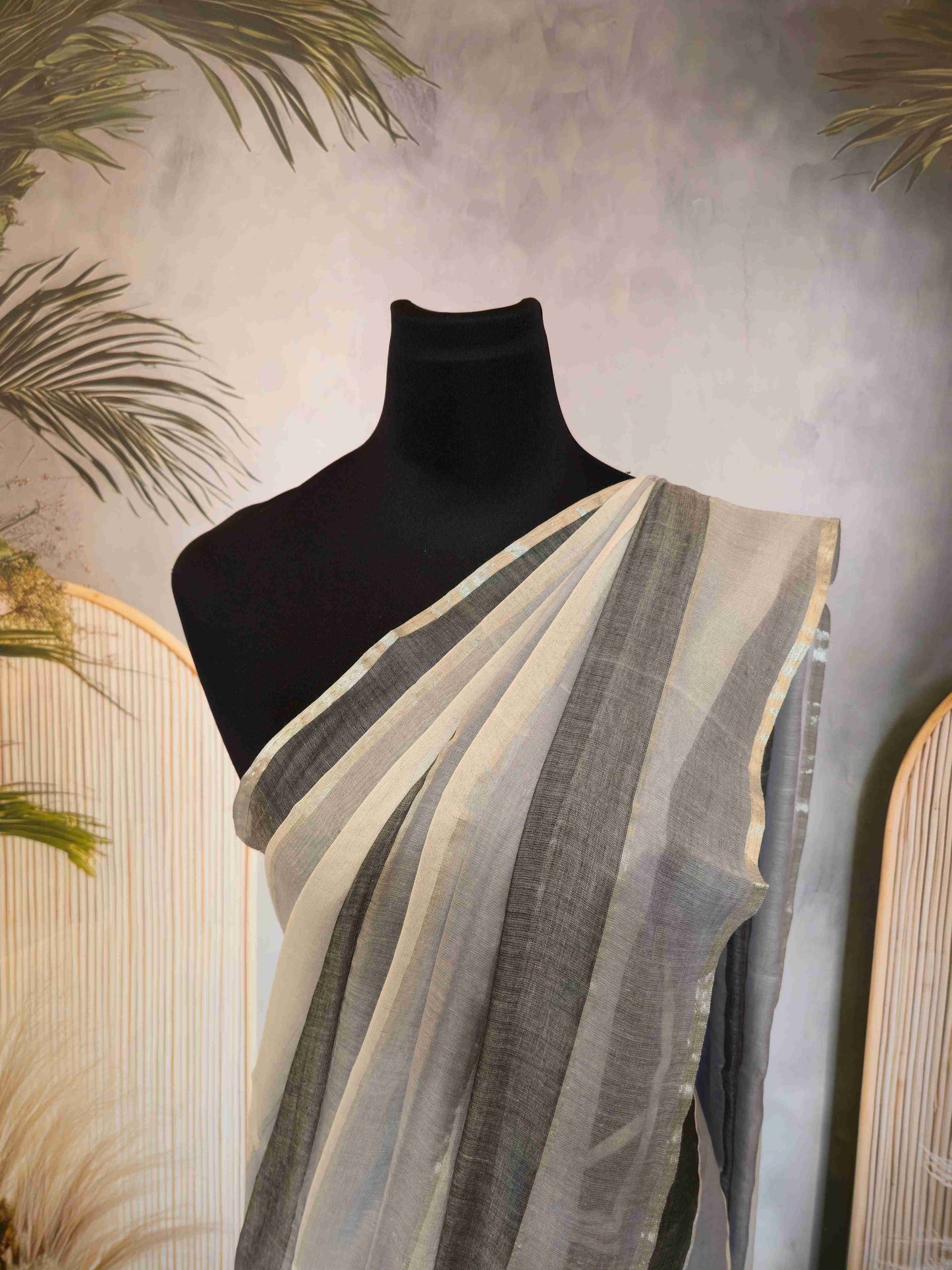 Mul cotton saree