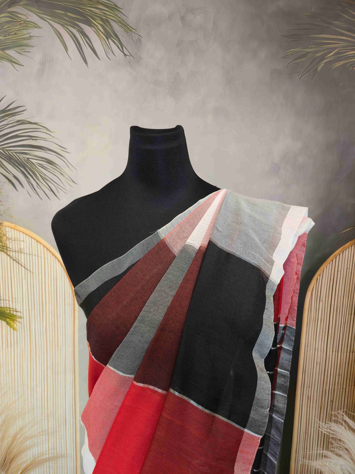 Mul cotton saree