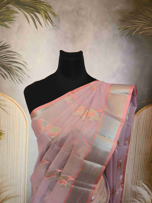 Benarasi Saree with bird weaves