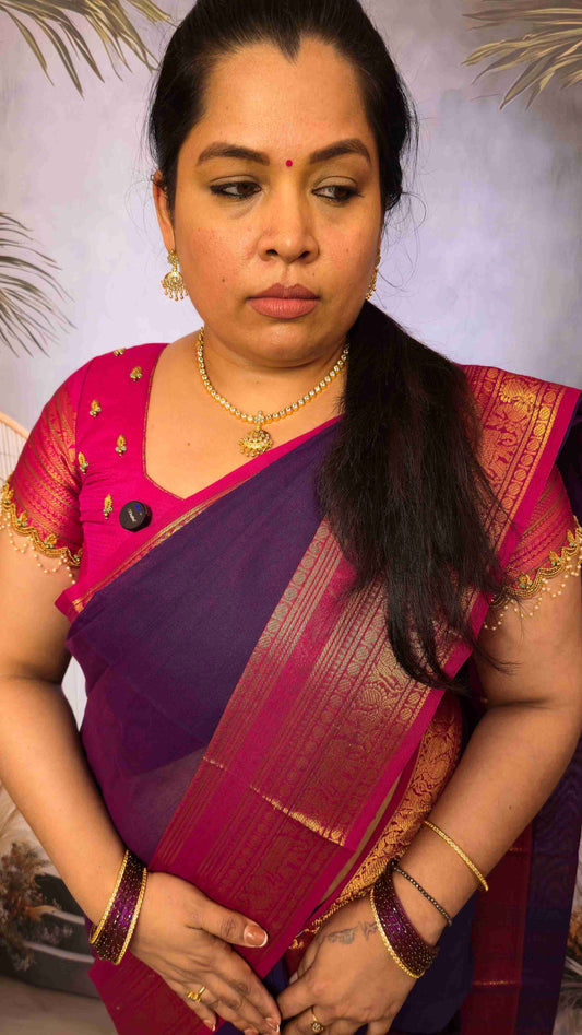Kanchi Cotton Saree