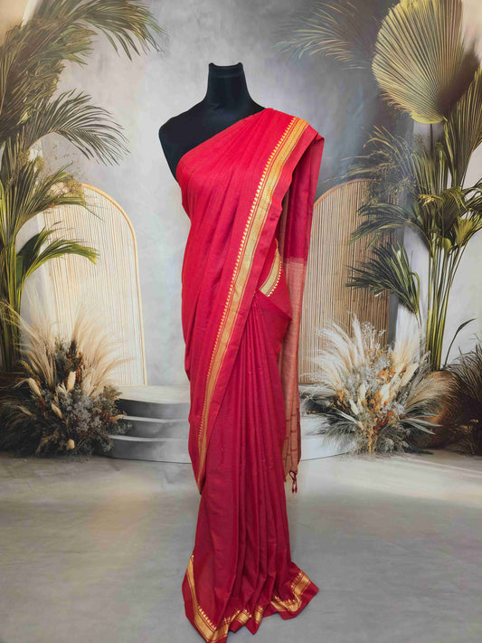 Cotton Saree with thread border