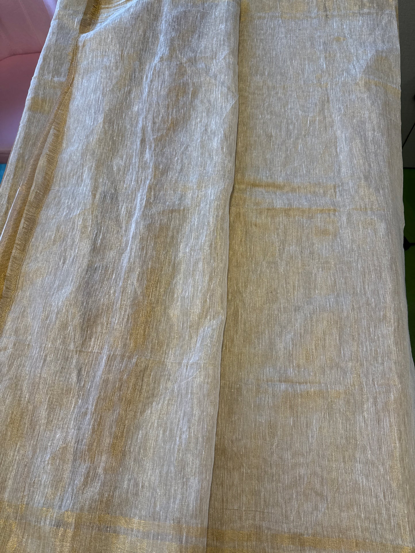 Linen Tissue Saree