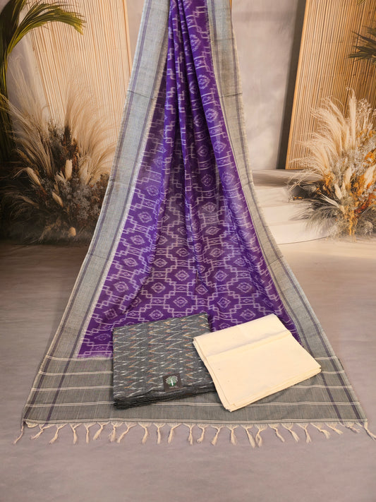 Ikat cotton salwar material