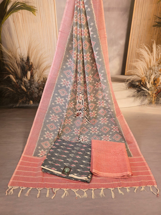 Ikat cotton salwar material