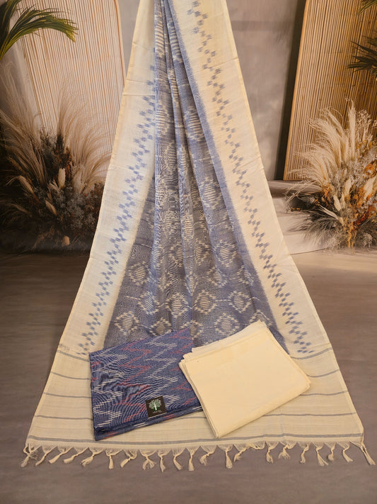 Ikat cotton salwar material