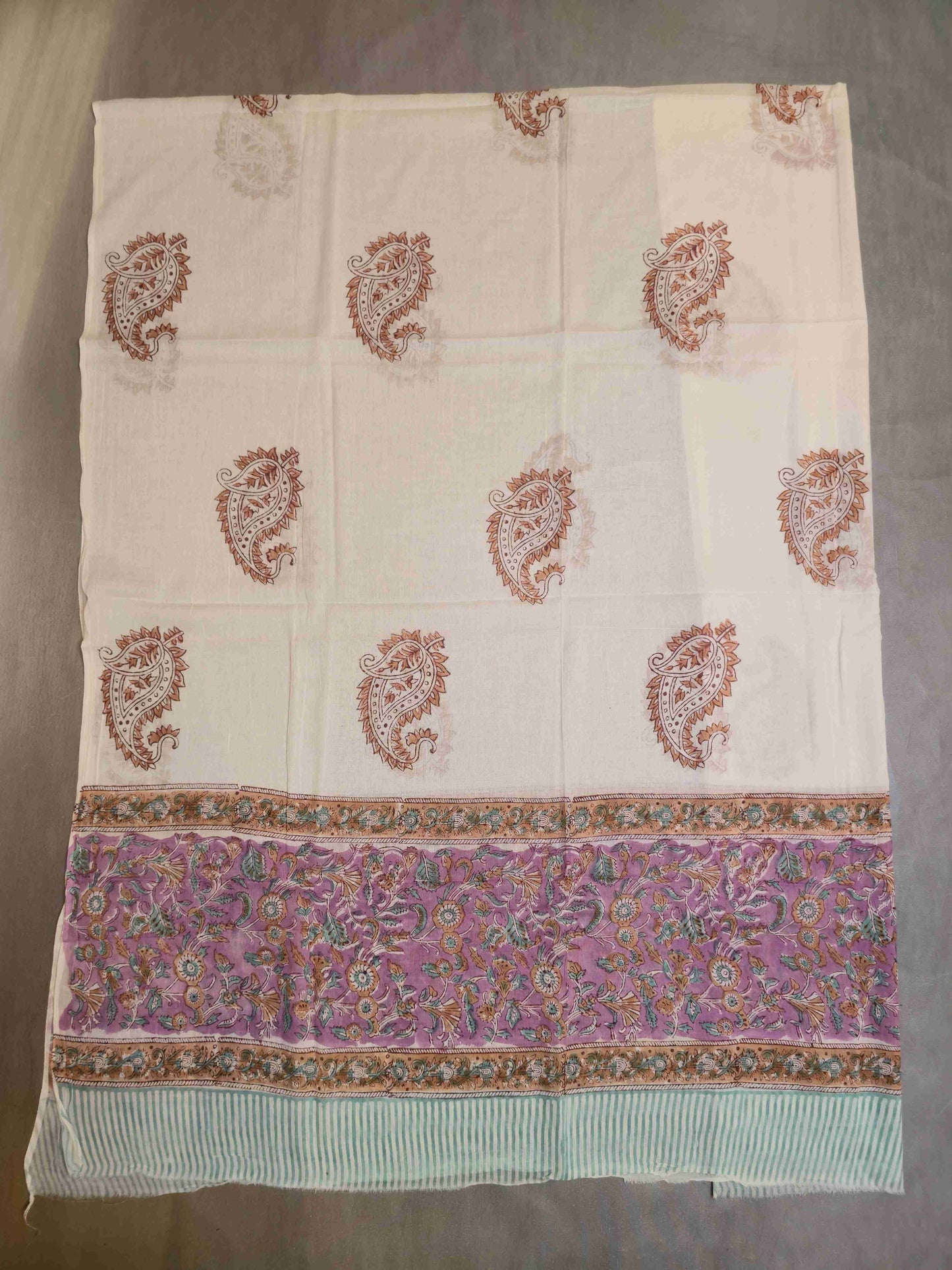 Cotton Salwar kameez with cotton dupatta