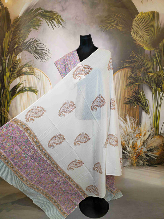 Cotton Salwar kameez with cotton dupatta