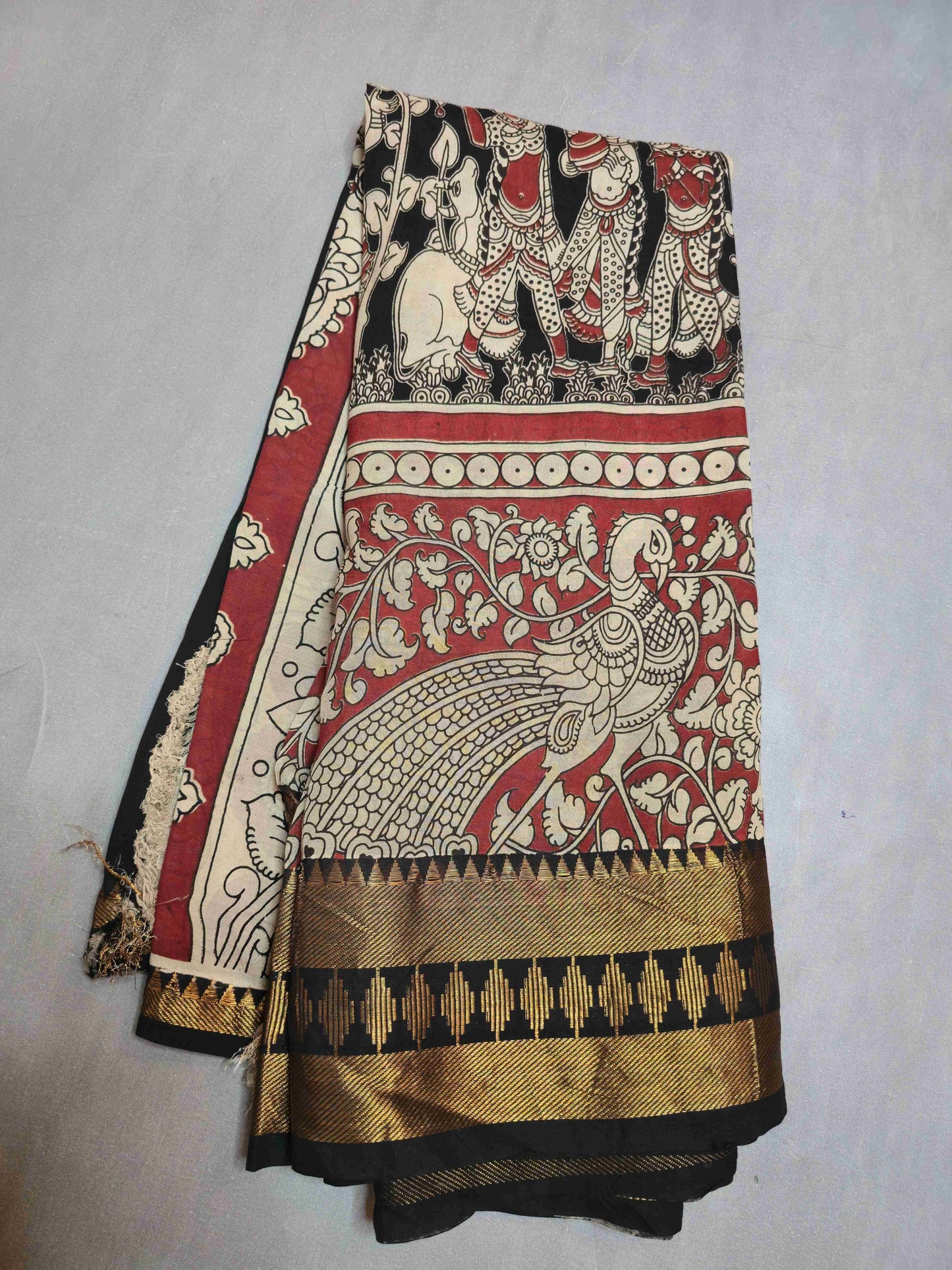 Chennur Kalamkari saree