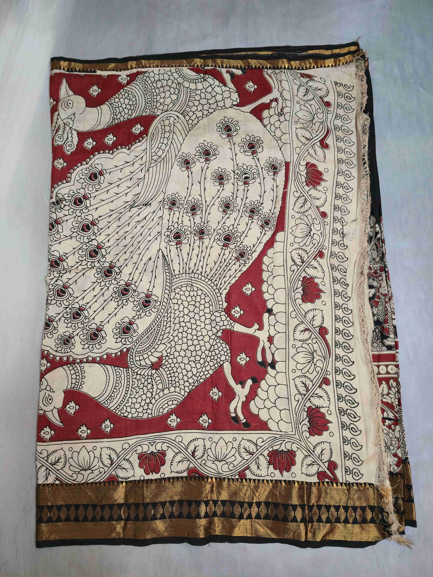 Chennur Kalamkari saree