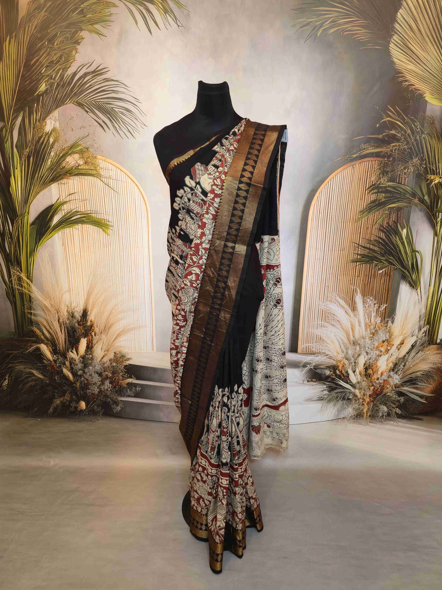 Chennur Kalamkari saree