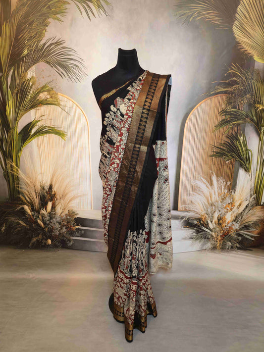 Chennur Kalamkari saree