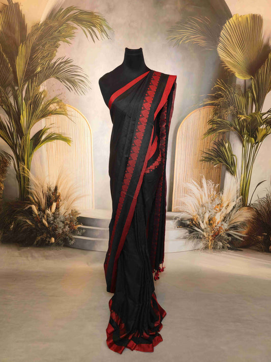 Mul cotton saree