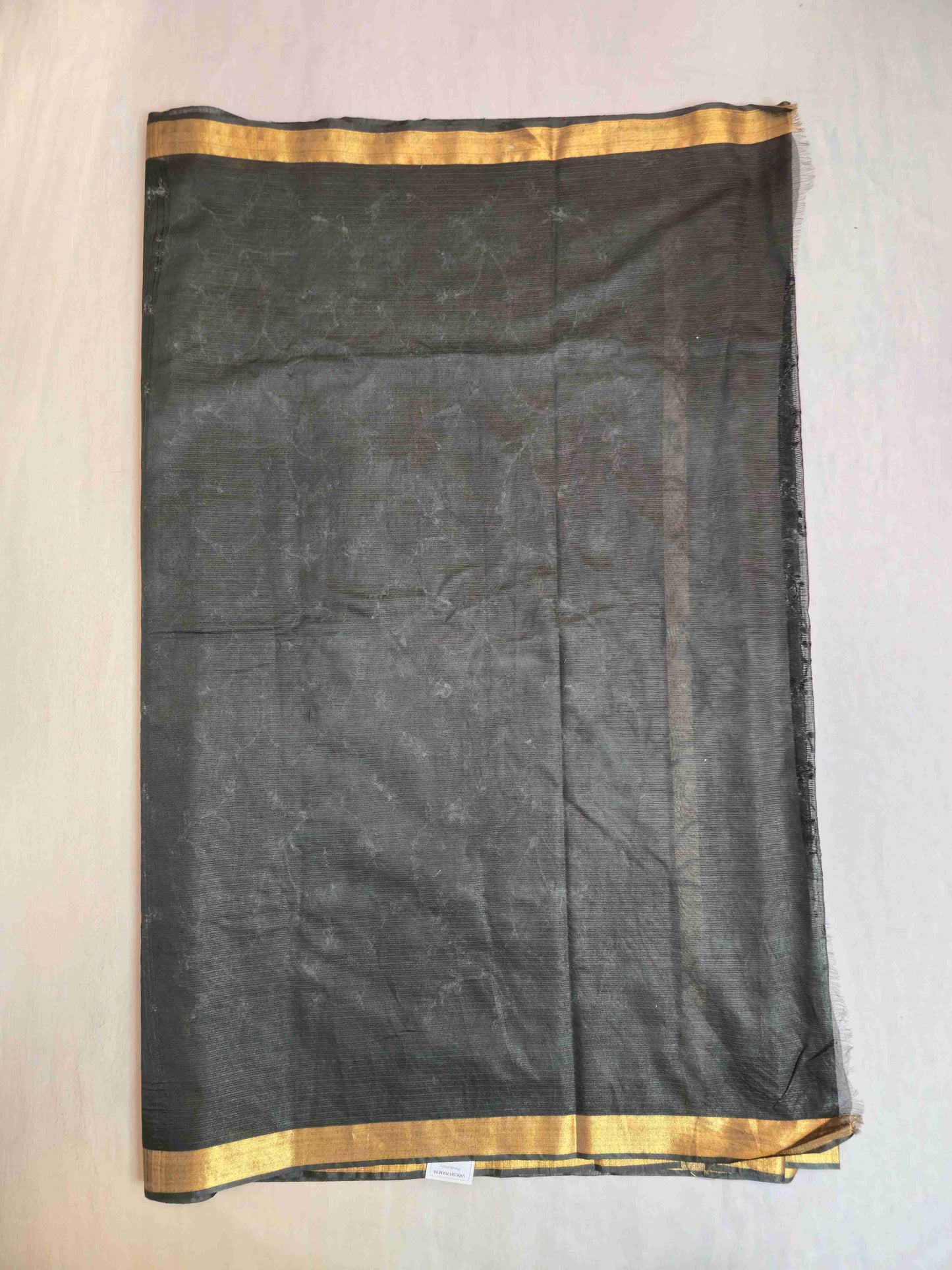 Black Kota embroidered saree