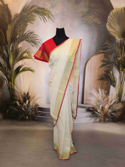 Linen Saree