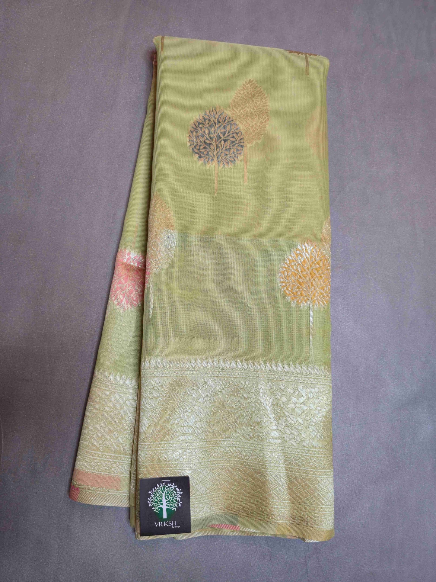 Semi Benarasi Tissue saree