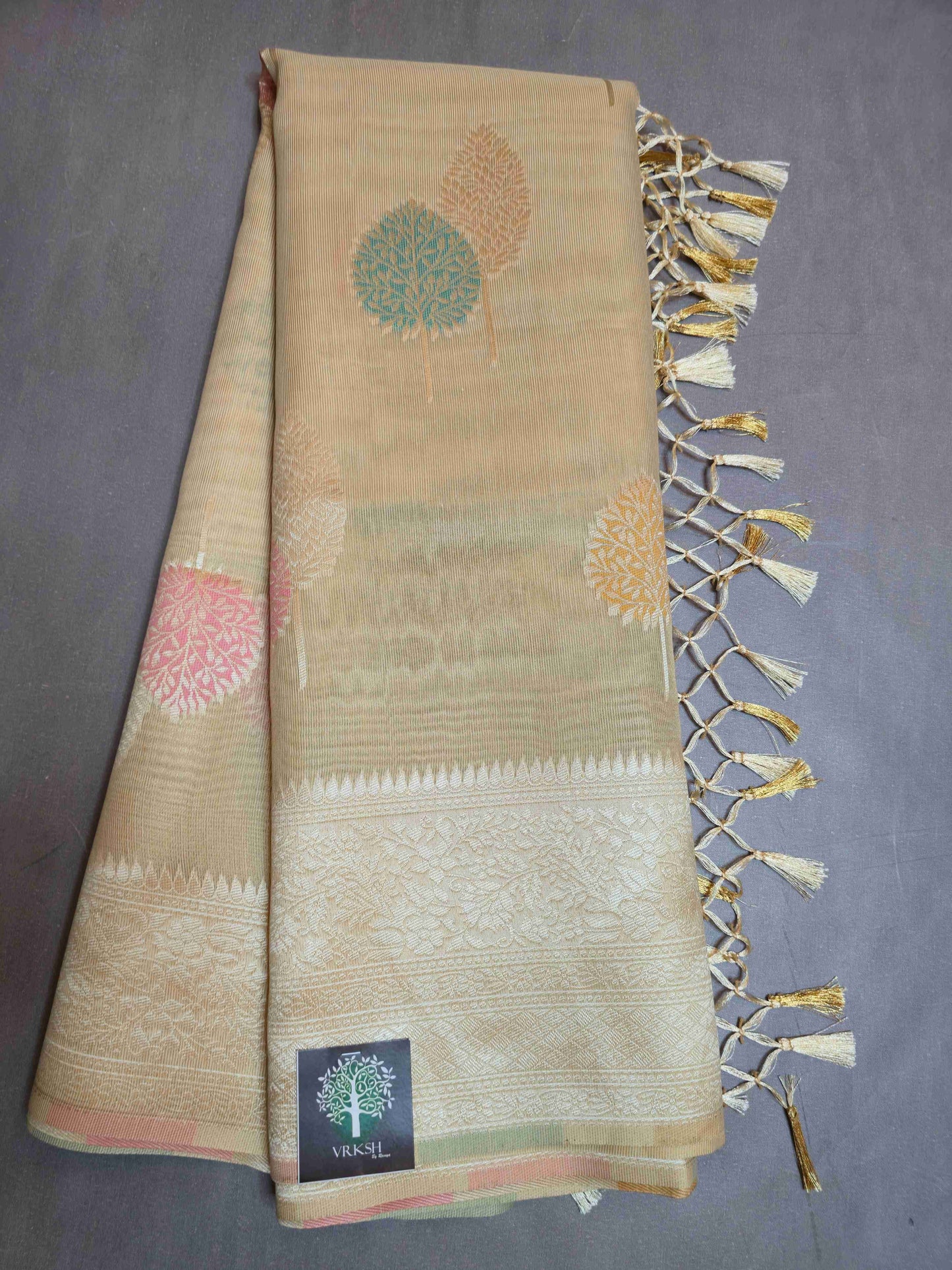 Semi Benarasi Tissue saree