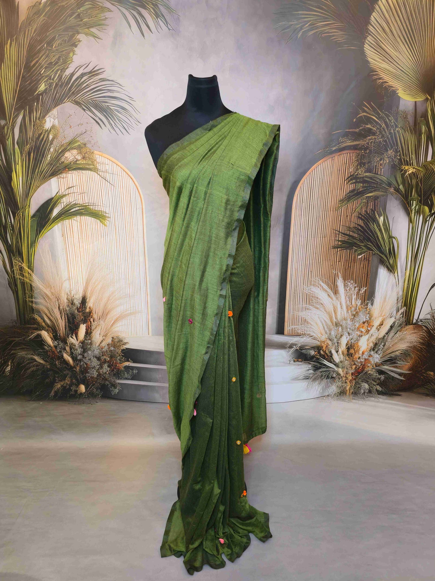 Mul cotton with Mirror work