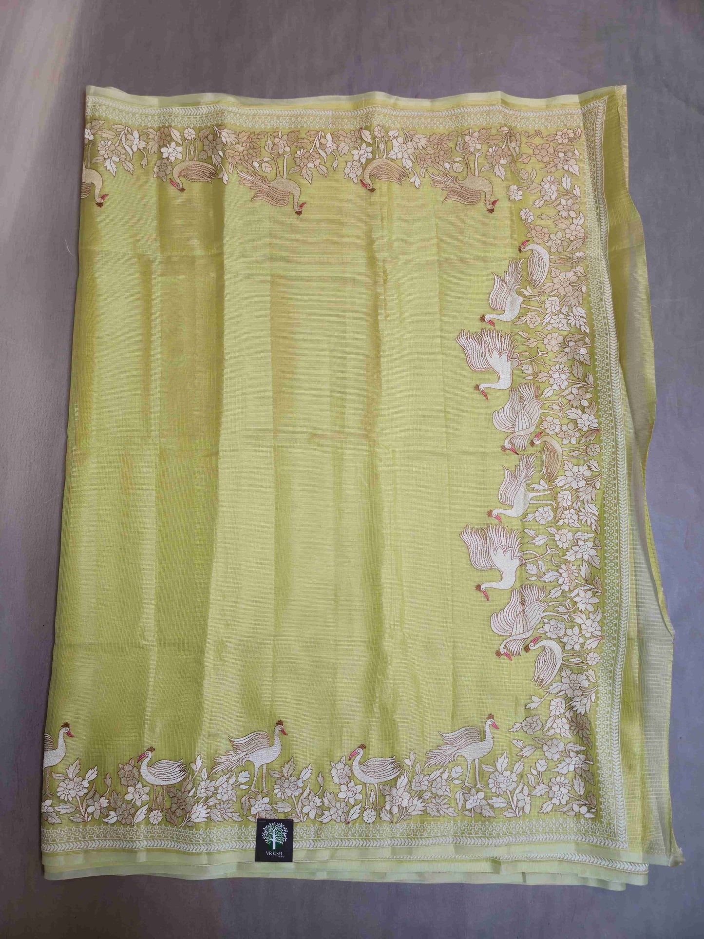 Semi kota saree with embroidery borders