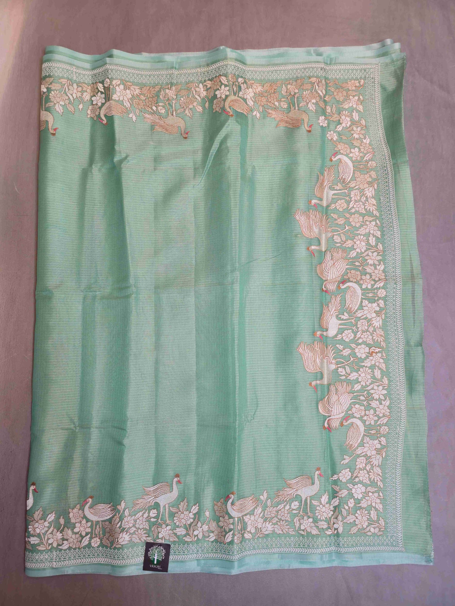 Semi kota saree with embroidery borders