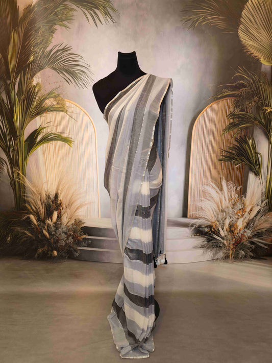 Mul cotton saree