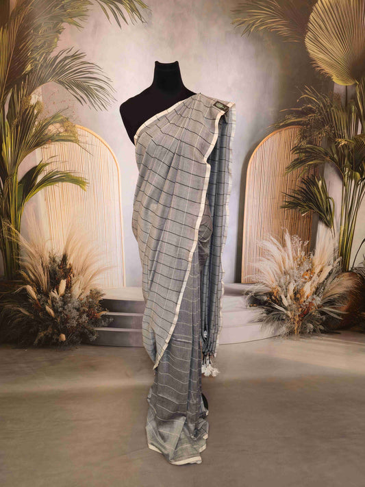 Mul cotton saree