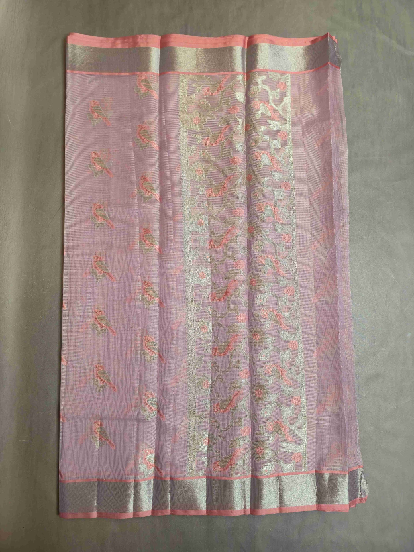 Benarasi Saree with bird weaves