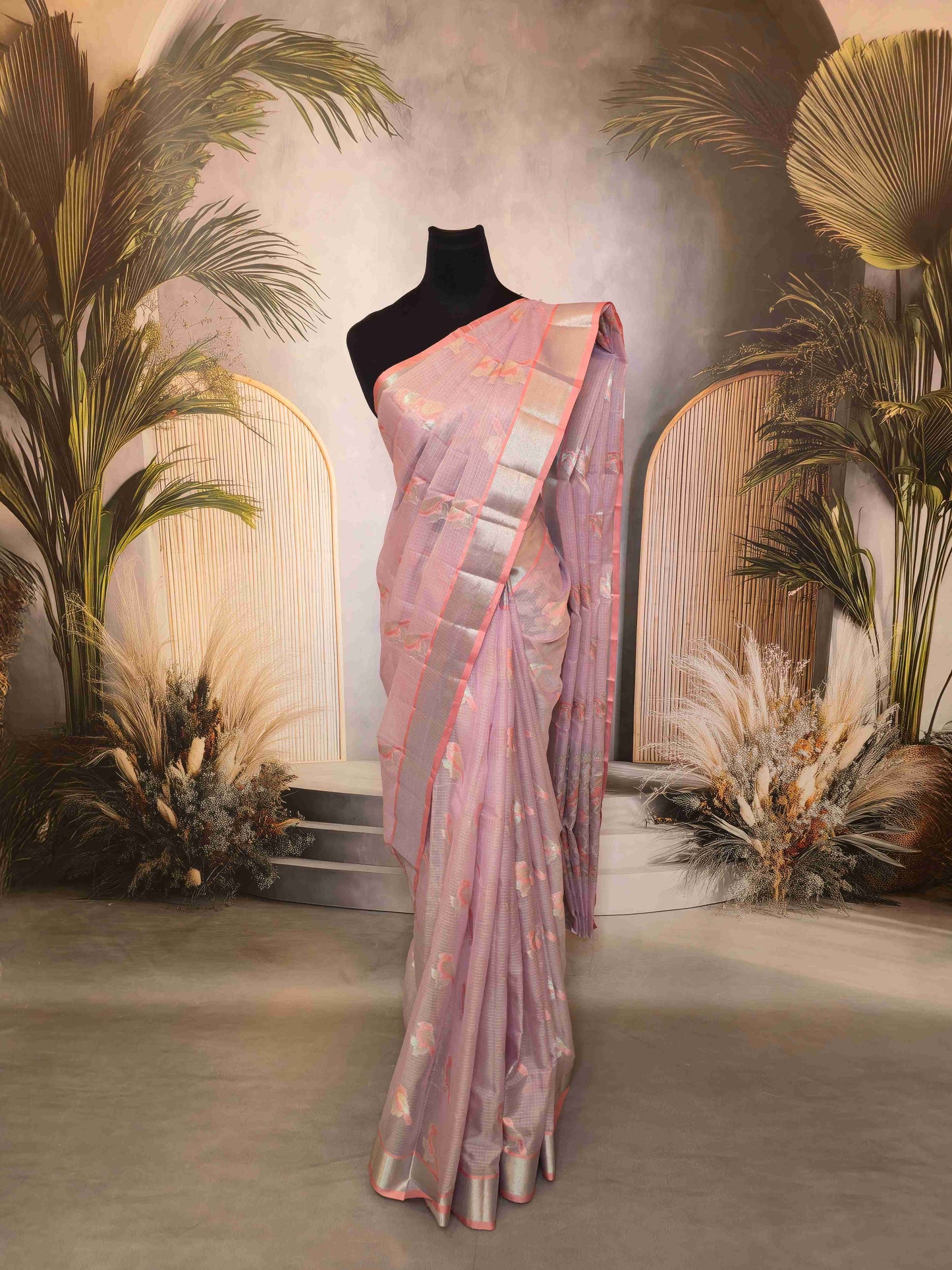 Benarasi Saree with bird weaves