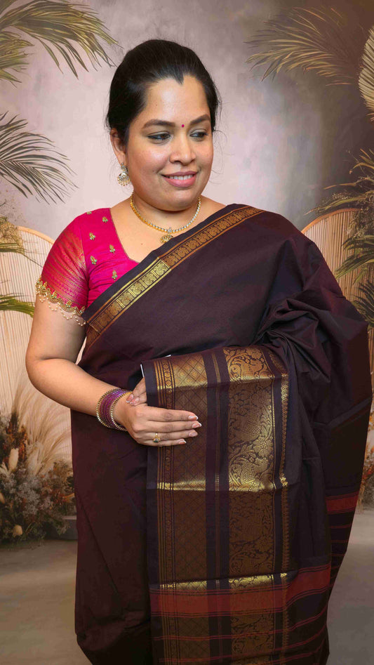 Kanchi Cotton Saree