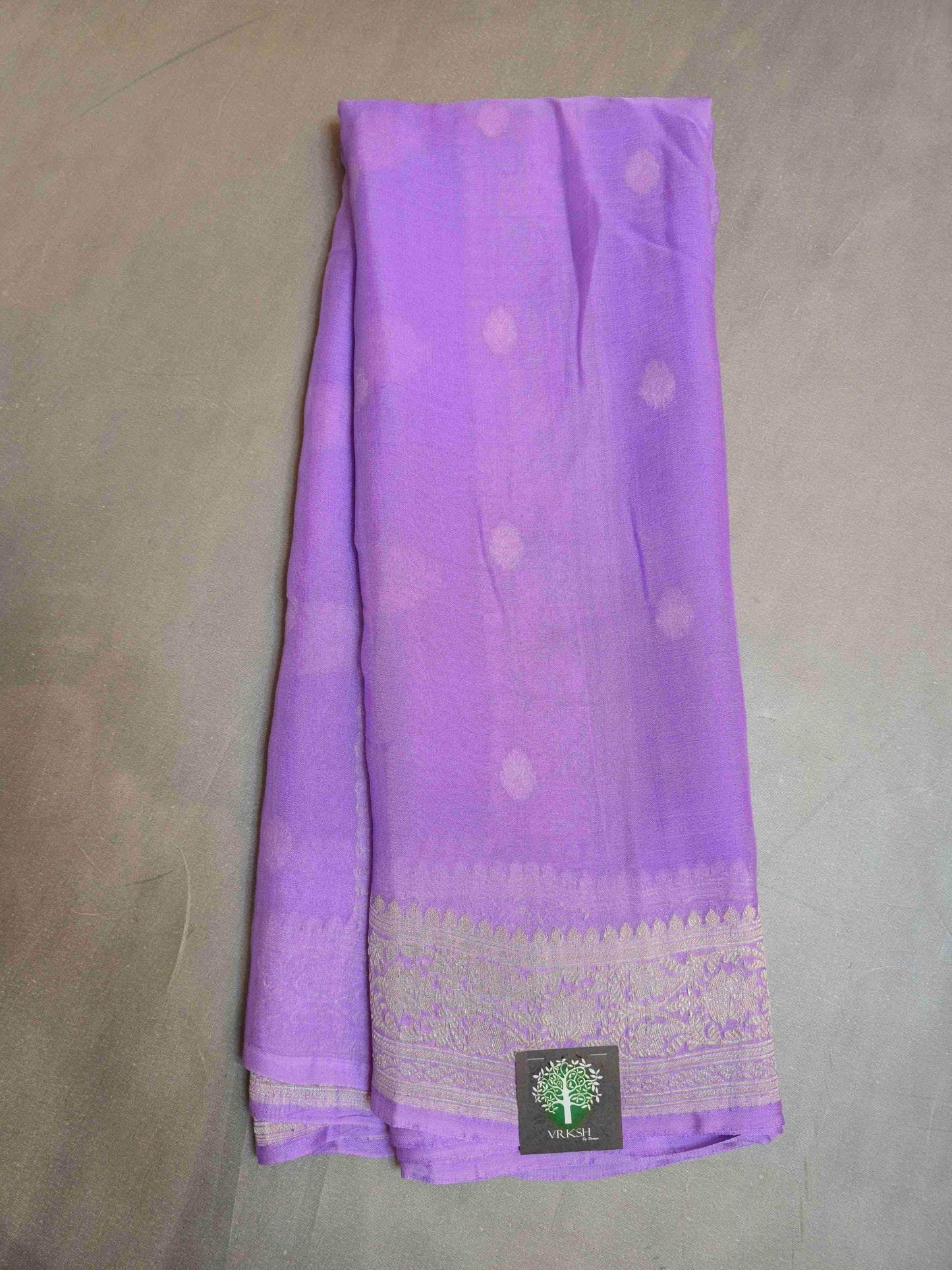 Pure Benarasi Khaddi Gorgette Saree