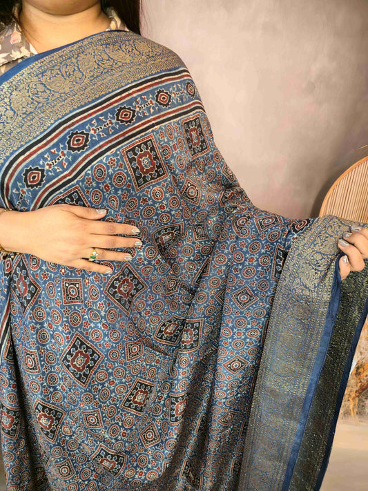 Ajrak Dola Silk