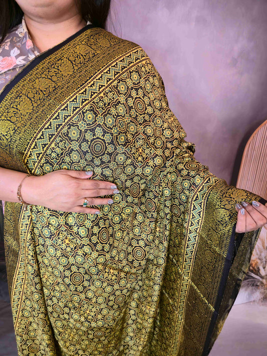 Ajrak Dola Silk