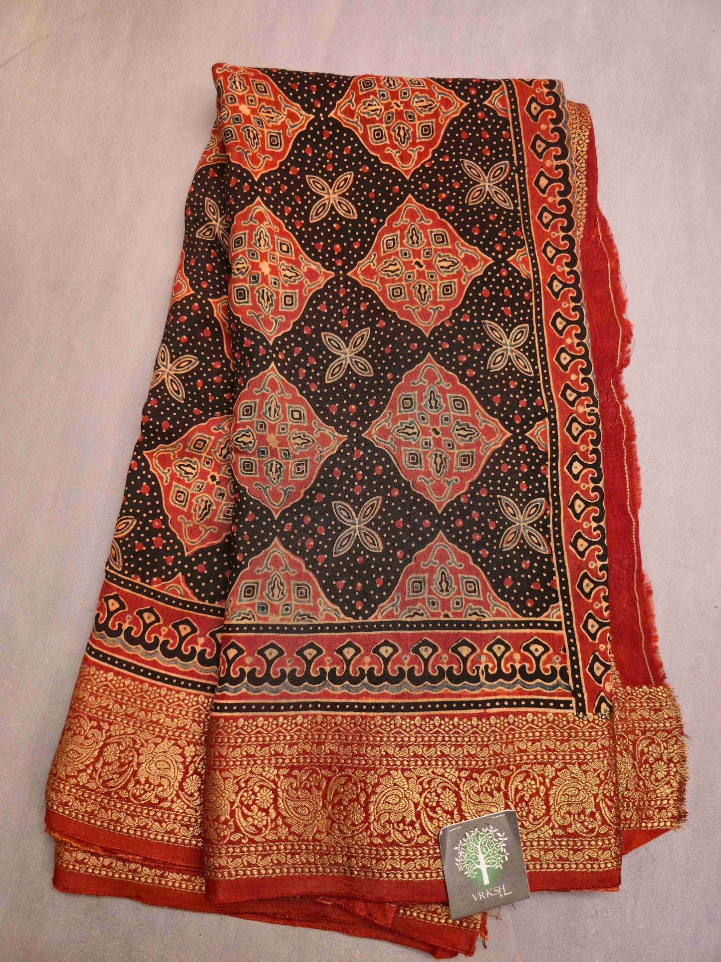 Ajrak Dola Silk