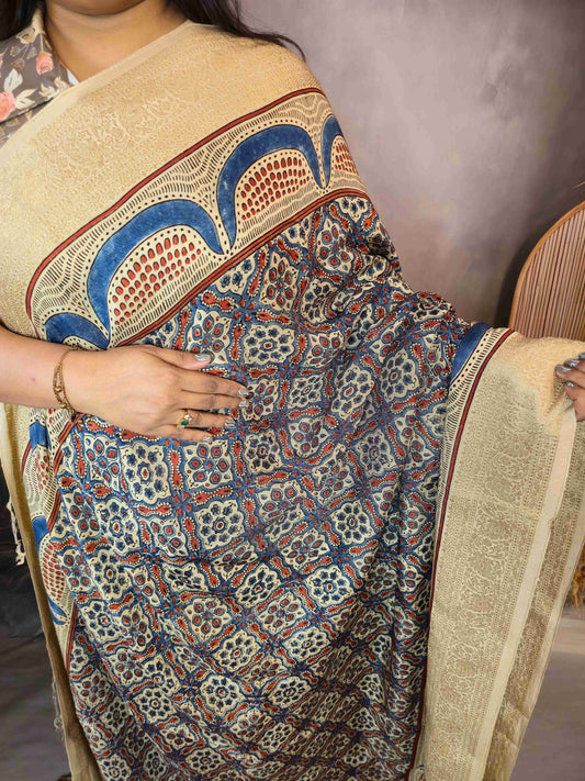 Ajrak Dola Silk
