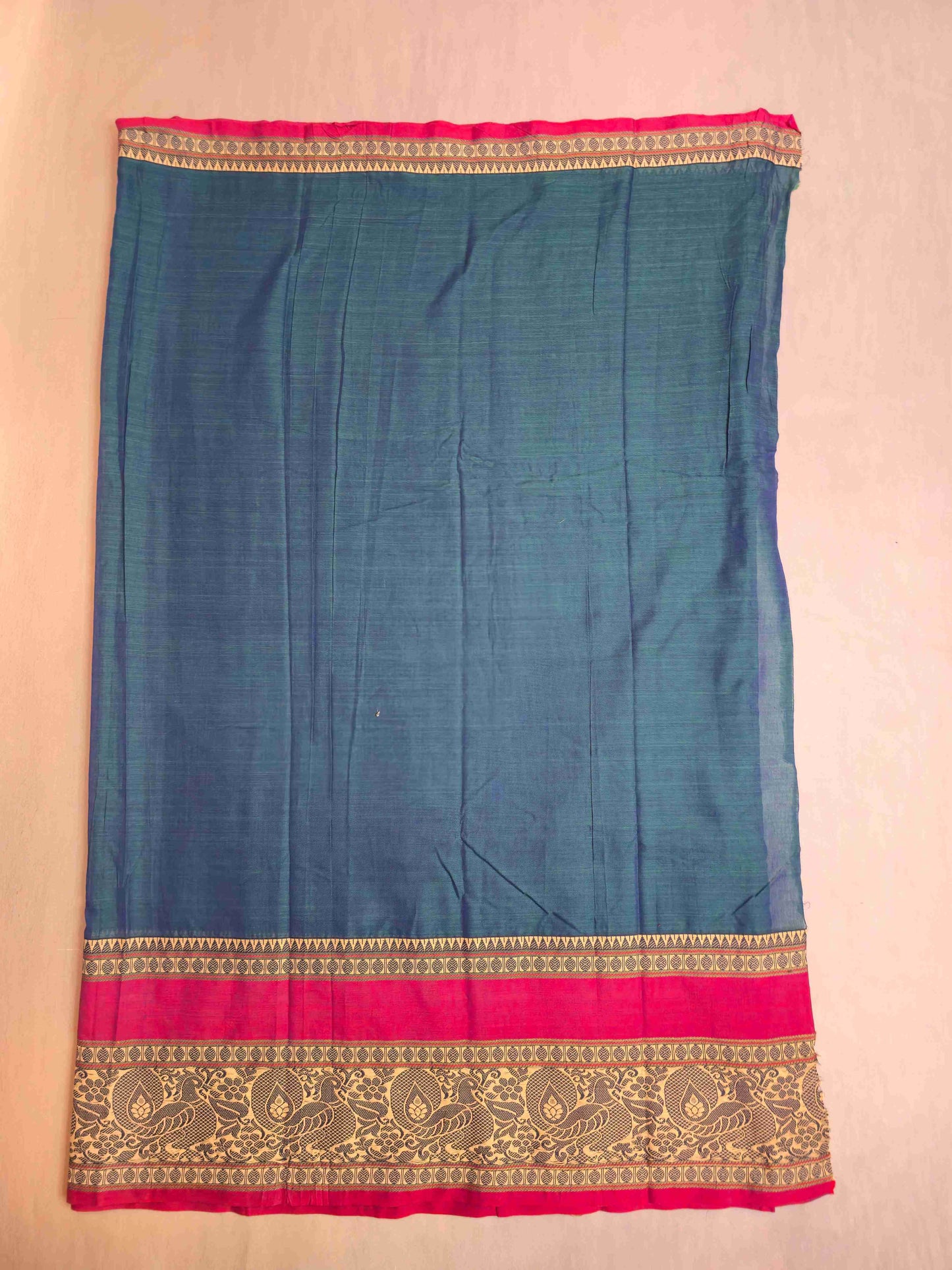 Narayanpet Cotton Saree with Annam big borders
