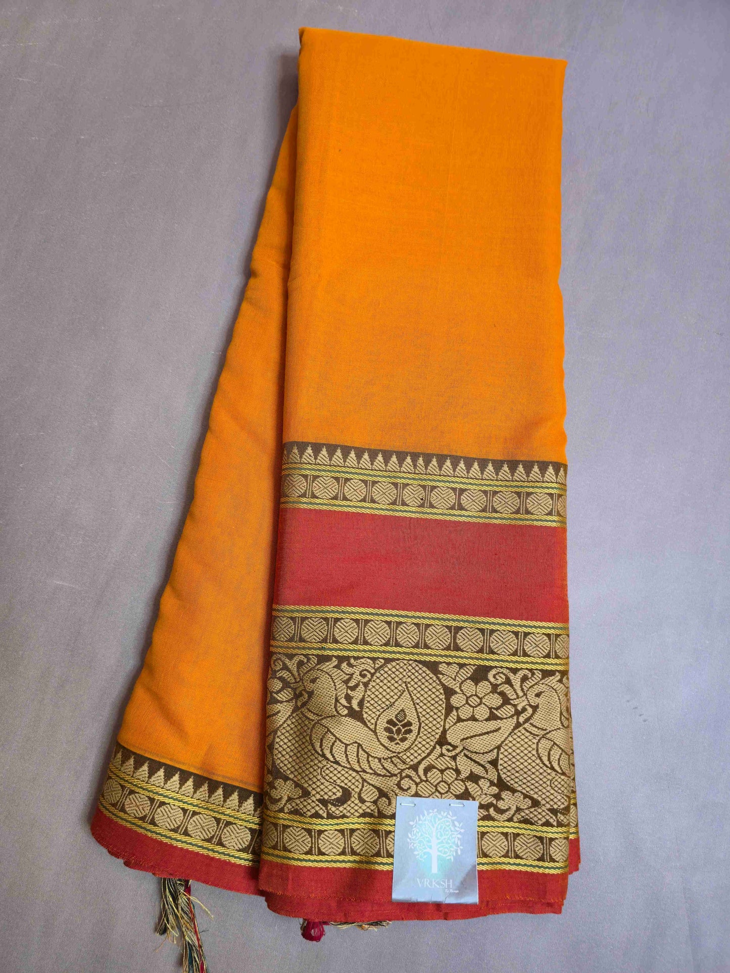 Narayanpet Cotton Saree with Annam big borders