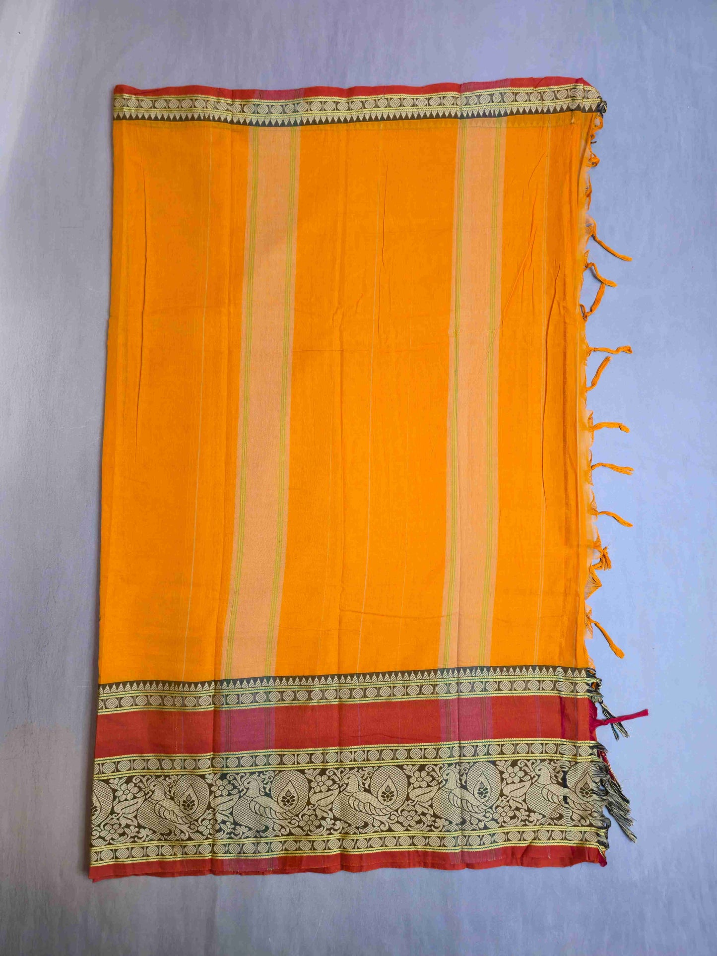 Narayanpet Cotton Saree with Annam big borders