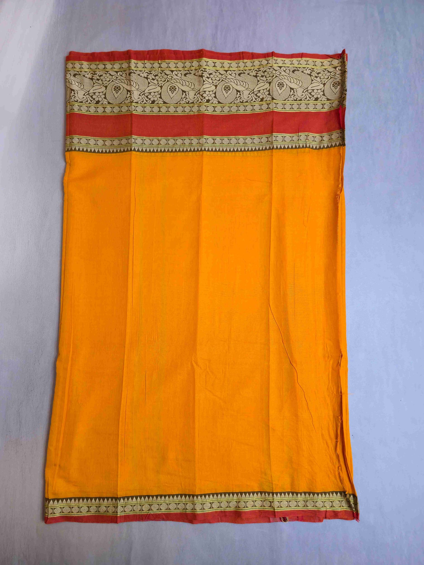 Narayanpet Cotton Saree with Annam big borders
