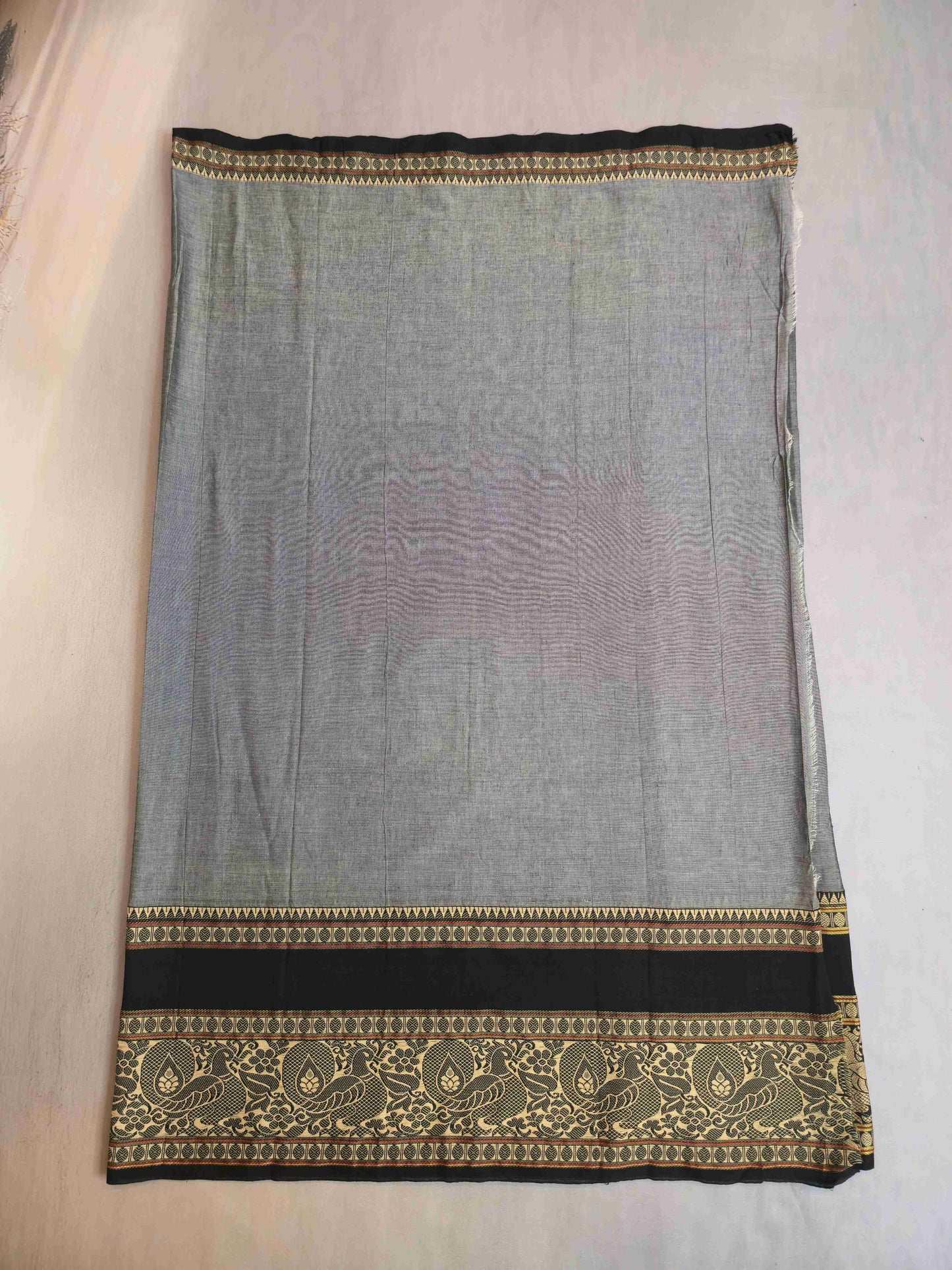 Narayanpet Cotton Saree with Annam big borders