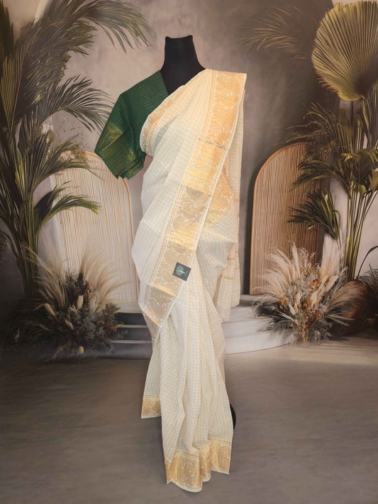 Sungudi Cotton Saree