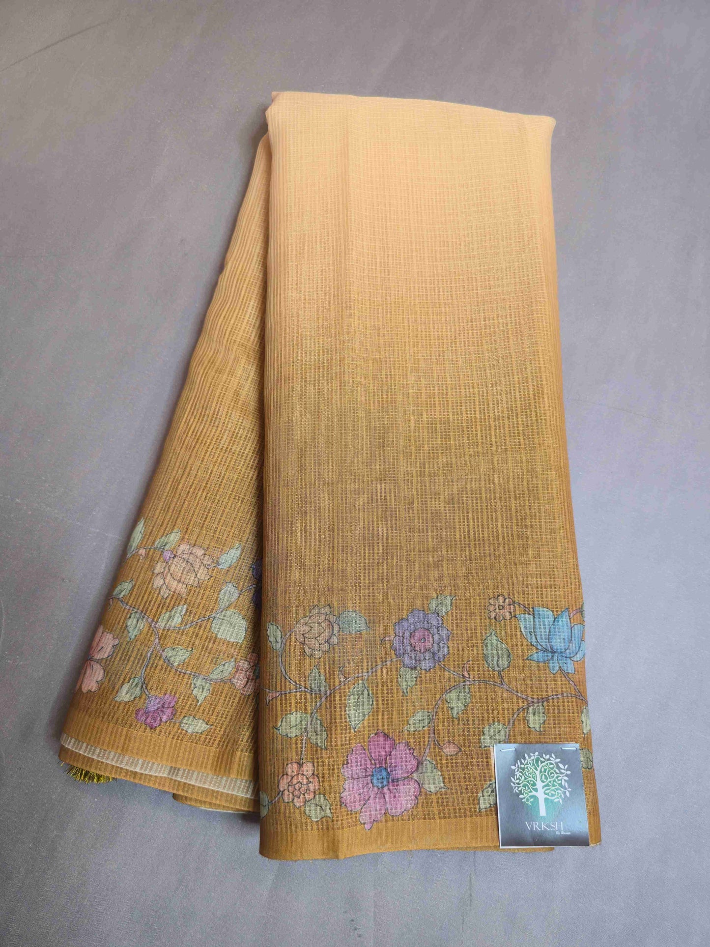 Ombre Mustard Saree